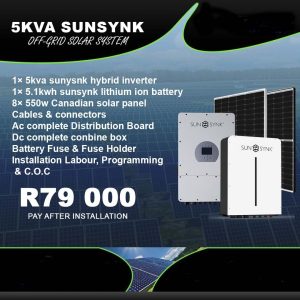 5KVA SUNSYNK OFF-GRID SOLAR